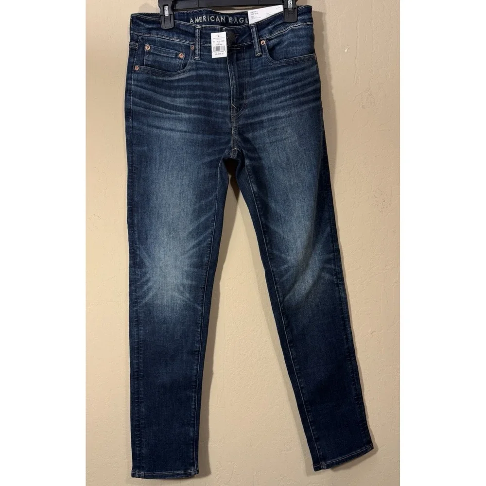 American Eagle‎ Airflex + Temp Tech Jeans Men 32x32 Skinny Stretch NEW